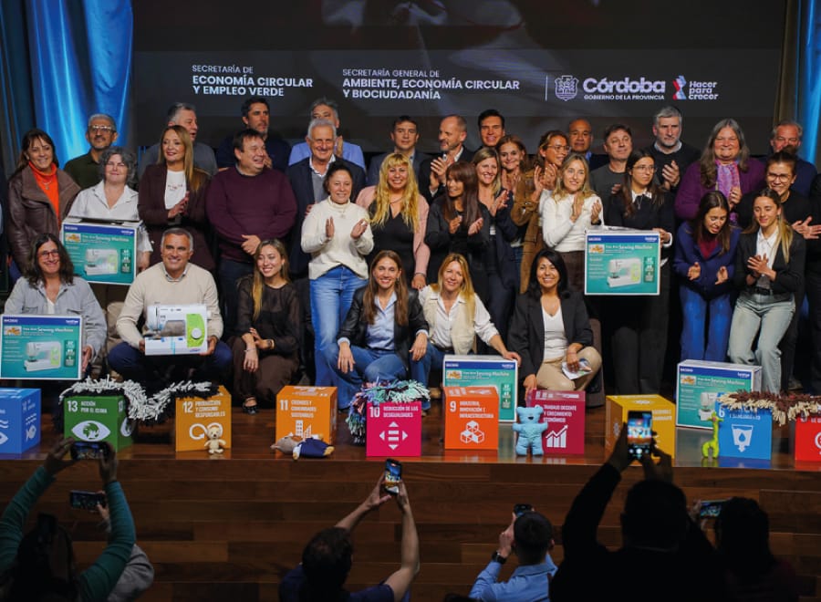 Ambiente cerró una nueva edición del programa que impulsa la reutilización de residuos textiles