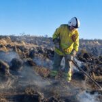 Incendios forestales: extinguen el foco de Traslasierra y permanece en guardia de cenizas el incendio de Cortaderas