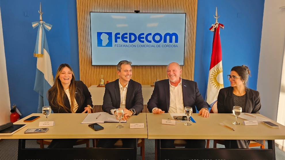 Provincia y Fedecom fortalecen una agenda conjunta para potenciar el comercio y los servicios en Córdoba