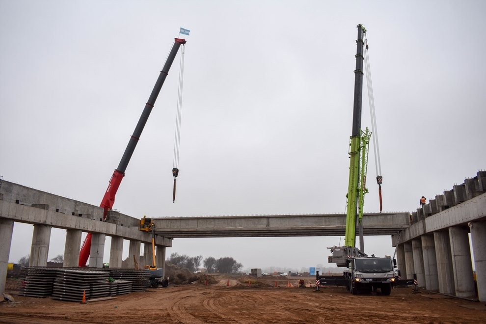Circunvalación de Río Cuarto: la obra supera las previsiones de ejecución y registra un avance general superior al 35 por ciento