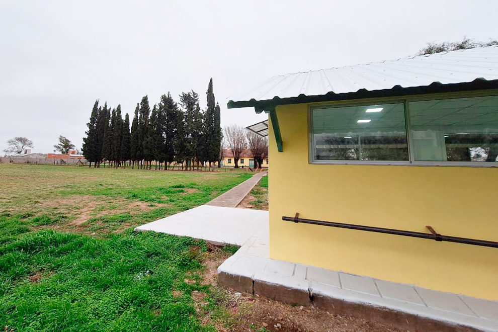 La Provincia puso en valor un espacio educativo en la Escuela Fray Moisés Álvarez de Bulnes