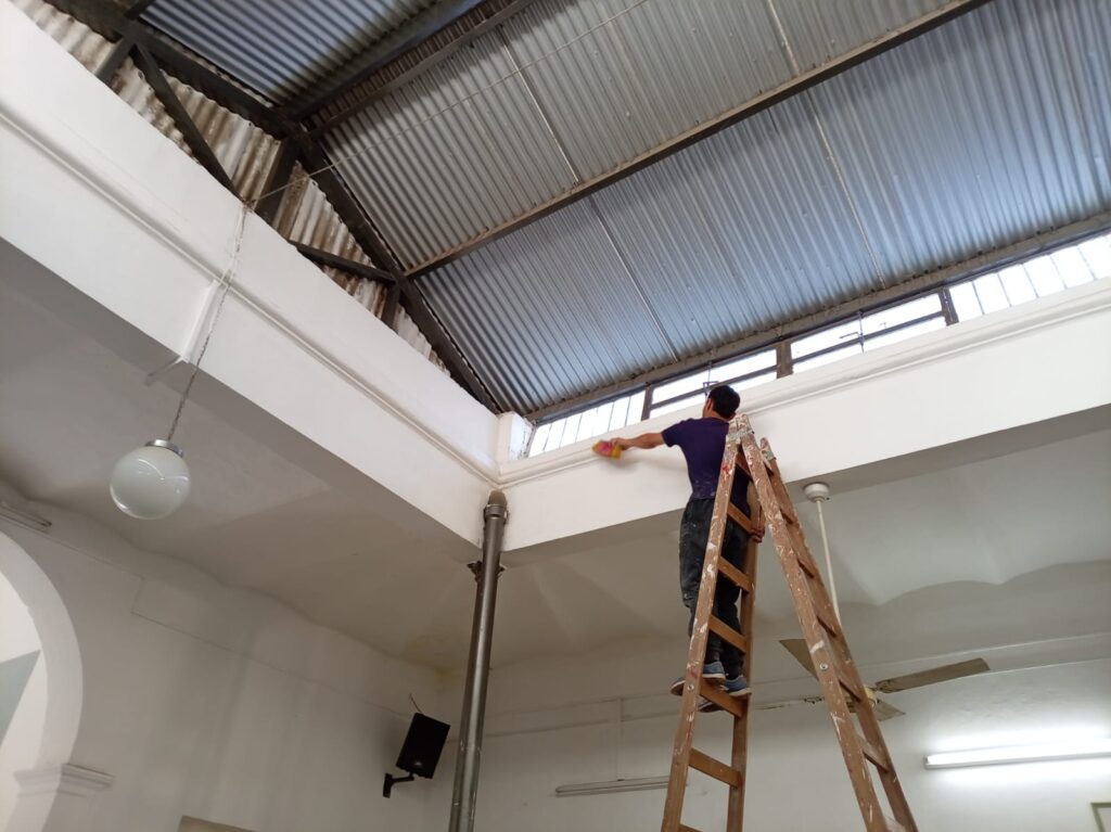 A través de FODEMEEP se realizaron tareas de mantenimiento en el Centro Educativo General Paz