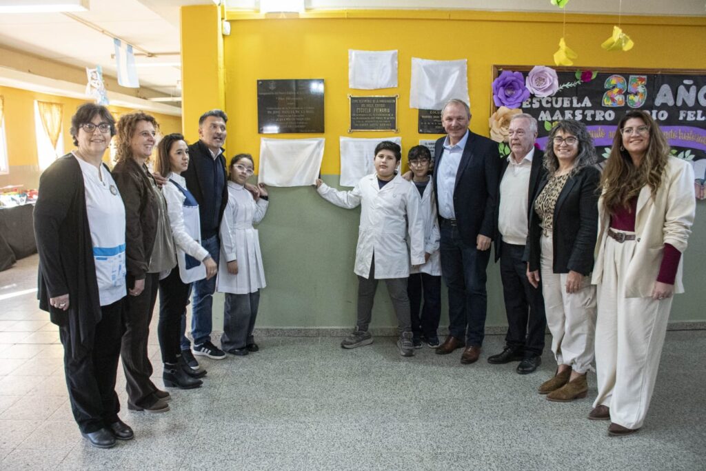 Con la presencia del intendente De Rivas, el Centro Educativo Maestro Indio Felipe Rosas celebró sus 25 años