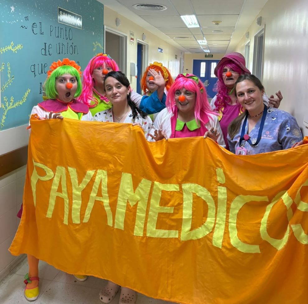 Río Cuarto: una tarde diferente en el hospital junto a los Payamédicos
