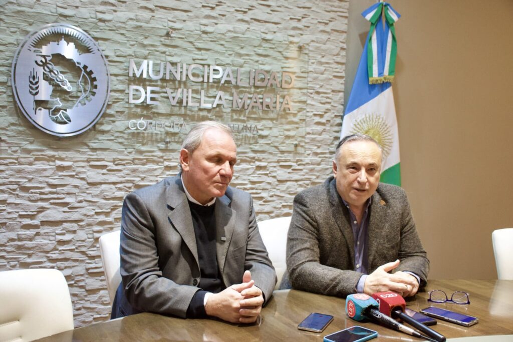 En Villa María, de Rivas y Accastello profundizan el trabajo conjunto