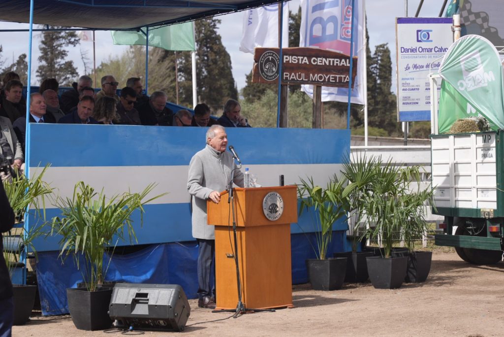 Busso en la Expo Rural de Río Cuarto: “Córdoba tendrá una cosecha récord”