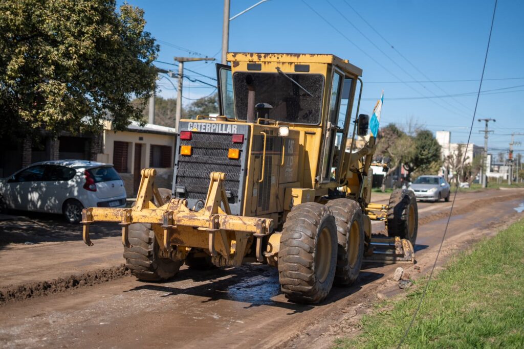 El Municipio avanza con tareas de mantenimiento de la red vial en diferentes sectores de la ciudad