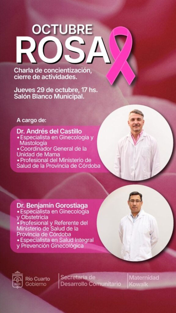 El Octubre Rosa finaliza con una charla abierta en el Salón Blanco