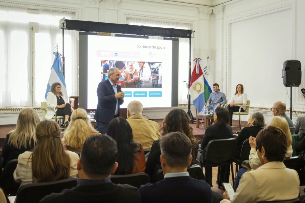 En en el Salón Blanco se presentó la décima edición del Presupuesto Participativo